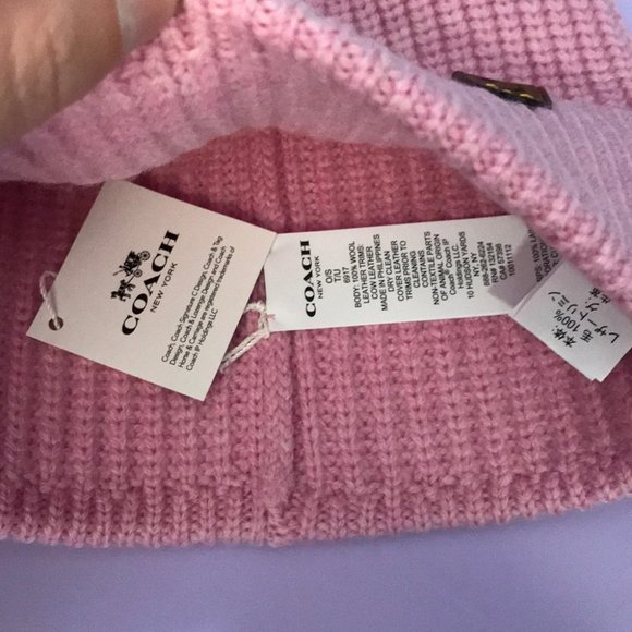 Coach Wool Knit Beanie - Picture 4 of 4